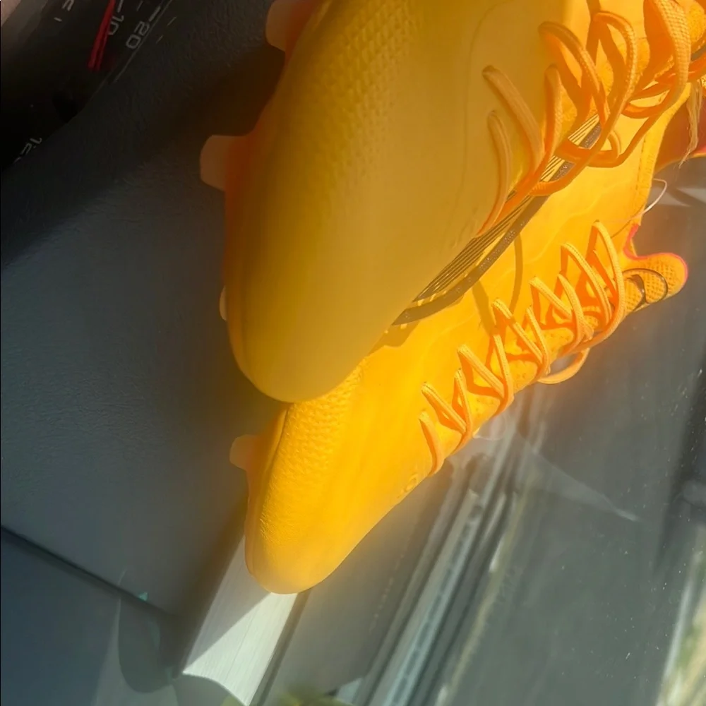 Yellow and Black Soccer Cleats - Picture 3 of 3
